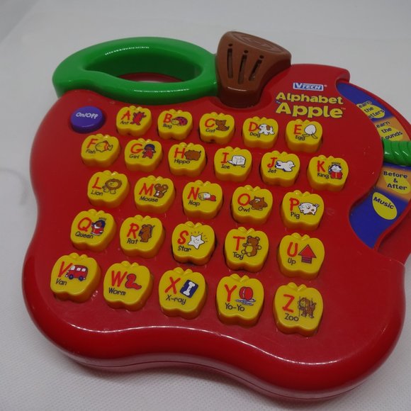 VTECH Alphabet Apple Preschool Learning Toy (EUC) - Picture 3 of 4